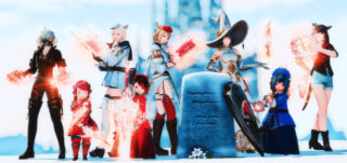 オルシュファンのお墓の前で2